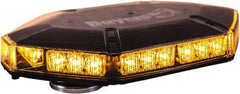 Buyers Products - Variable Flash Rate, Vacuum-Magnetic Mount Emergency LED Lightbar Assembly - Powered by DC, Amber - Caliber Tooling