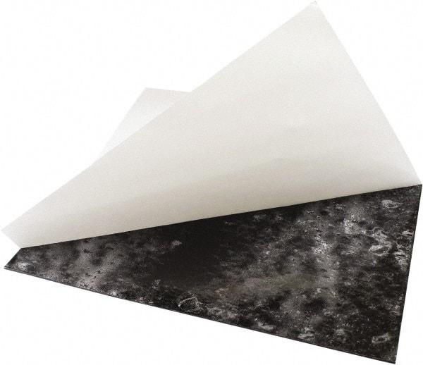 Value Collection - 12" Long, 12" Wide, 1/2" Thick, EPDM Rubber Foam Sheet - 50 to 60 Durometer, Black, -40 to 225°F, 1,000 psi Tensile Strength, Adhesive Backing - Caliber Tooling