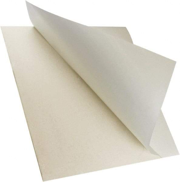 Value Collection - 12" Long, 12" Wide, Buna-N Rubber Foam Sheet - 50 to 60 Durometer, White, -30 to 220°F, 1,000 psi Tensile Strength, Adhesive Backing - Caliber Tooling