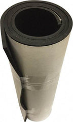 Value Collection - 3/16" Thick x 36" Wide x 10' Long Black Neoprene Rubber Roll - Stock Length, Adhesive Back, 60 Shore A Durometer, 1,500 psi Tensile Strength, -30°F to 225°F - Caliber Tooling