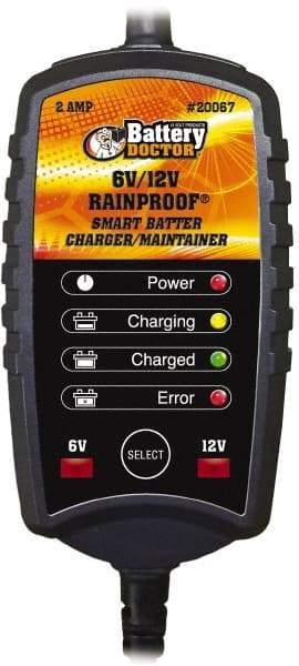 Battery Doctor - 6/12 Volt Automatic Charger/Maintainer - 2 Amps - Caliber Tooling