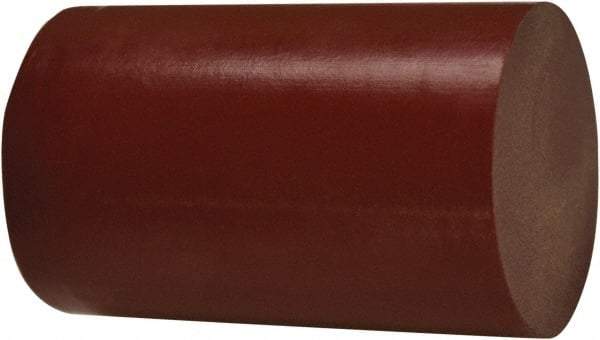 TriStar - 2' Long, 3/8" Diam, Plastic Plastic Rod - + 1/4 - 0.0" Length Tolerance, +0.015/-0.000" Diam Tolerance, 75D Hardness, Maroon - Caliber Tooling