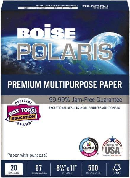 Boise - White Copy Paper - Use with Laser Printers, Copiers, Inkjet Printers - Caliber Tooling