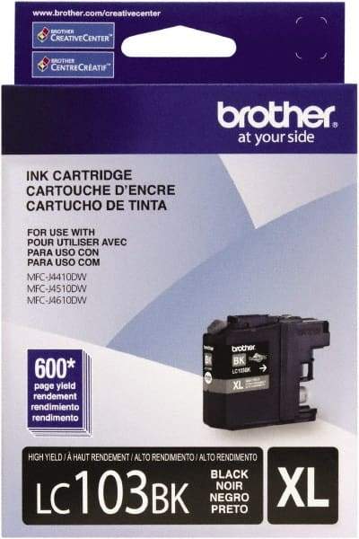 Brother - Black Ink Cartridge - Use with Brother DCP-J152W, MFC-J245, J285DW, J4310DW, J4410DW, J450DW, J4510DW, J4610DW, J470DW, J4710DW, J475DW, J650DW, J6520DW, J6720DW, J6920DW, J870DW, J875DW - Caliber Tooling