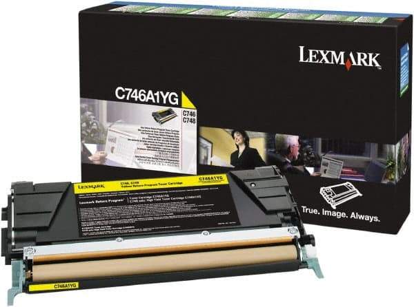 Lexmark - Yellow Toner Cartridge - Use with Lexmark C746, C748 - Caliber Tooling