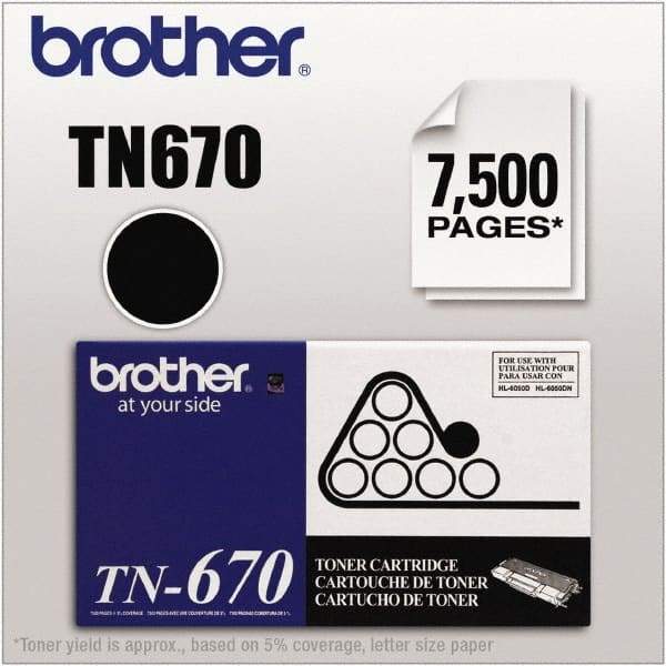 Brother - Black Toner Cartridge - Use with Brother HL-6050D, 6050DN, 6050DW - Caliber Tooling