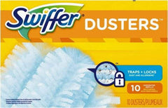 Swiffer - 6" Long Fiber Duster - 6" OAL, Light Blue - Caliber Tooling