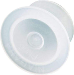 Caplugs - 37.62" ID, Push-On, Round Head Cap - 45.49mm OD, Low-Density Polyethylene, Yellow - Caliber Tooling