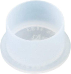 Caplugs - 0.864" ID, Push-On, Round Head Cap - 1.12" OD, 21/32" Long, Low-Density Polyethylene, Natural (Color) - Caliber Tooling