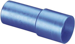 Caplugs - 1.31" ID, Round Head Fuel Injector Cap - 3-29/64" Long, Low-Density Polyethylene, Blue - Caliber Tooling