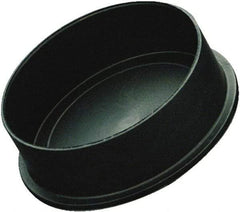 Caplugs - Conductive, Round Head, Static Dissipative Cap - 1.42" OD, 1/2" Long, Polyethylene Copolymer, Black - Caliber Tooling