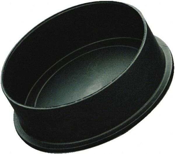 Caplugs - Conductive, Round Head, Static Dissipative Cap - 0.73" OD, 1/2" Long, Polyethylene Copolymer, Black - Caliber Tooling