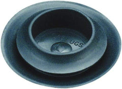 Caplugs - Button Finishing Plug for 0.031 to 0.079" Thick Panels, - 1.193" ID, 1.496 OD, 0.307" Deep, Thermoplastic Rubber, Black - Caliber Tooling