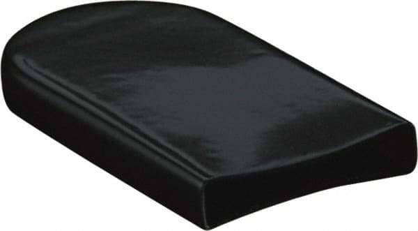 Caplugs - 1.17" x 1.34" x 1.34", Rectangular with Dome Head Finishing Cap/Grip - 1" Long, Vinyl, Black - Caliber Tooling