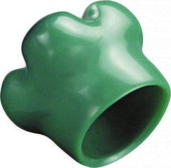 Caplugs - Round with Square Head Tube Cap - 0.725" OD, 1/2" Long, Vinyl, Green - Caliber Tooling