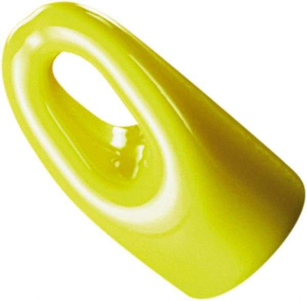 Caplugs - Round Head Hanger Tip Cap - 3/4" Long, Vinyl, Green - Caliber Tooling