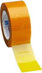 Caplugs - 3/16" Wide x 72 Yd Long Yellow Polyester Film High Temperature Masking Tape - Series PC30-0187, 3.5 mil Thick - Caliber Tooling