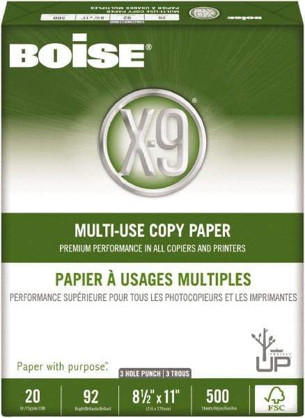 Boise - 8-1/2" x 11" White Copy Paper - Use with High-Speed Copiers, High-Speed Printers, Fax Machines, Multifunction Machines - Caliber Tooling