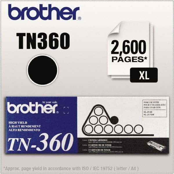 Brother - Black Toner Cartridge - Use with Brother DCP-7030, 7040, HL-2140, 2150N, 2170W, MFC-7320, 7340, 7345N, 7440N, 7840W - Caliber Tooling