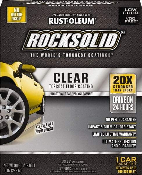 Rust-Oleum - 70 oz Clear Floor Coating - Low Odor & Chemical Resistant - Caliber Tooling