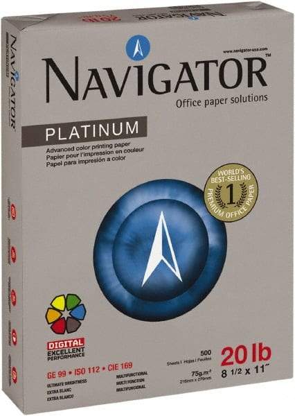 Navigator - 8-1/2" x 11" White Copy Paper - Use with Laser Printers, Copiers, Fax Machines, Multifunction Machines - Caliber Tooling