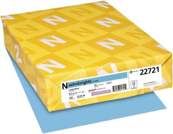 Neenah Paper - 8-1/2" x 11" Lunar Blue Colored Copy Paper - Use with Inkjet Printers, Laser Printers, Copiers - Caliber Tooling