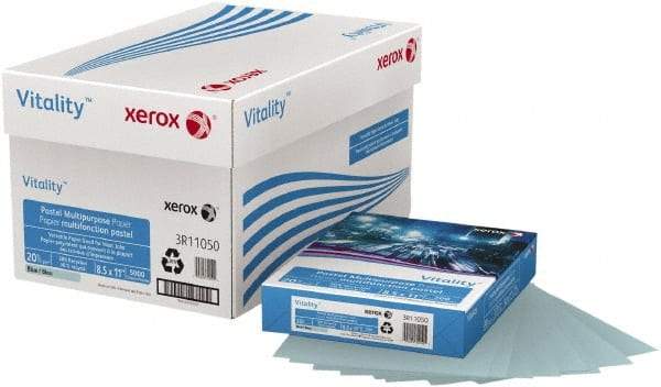 Xerox - 8-1/2" x 11" Blue Colored Copy Paper - Use with Copiers, Typewriters, Printers, Fax Machines - Caliber Tooling