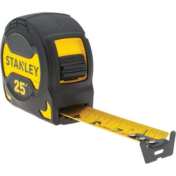 Stanley - 25' x 1-1/8" Tape Measure - 1/16" Graduation, Inch Graduation Style - Caliber Tooling