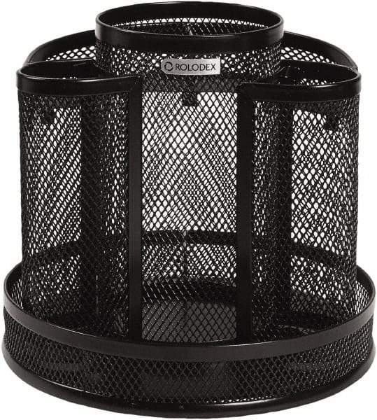 Rolodex - Black Spinning Desk Sorter - Wire Mesh - Caliber Tooling