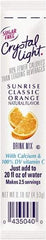 Crystal Light - On the Go, Sunrise Orange, .16 oz Packets, 30/Box - Caliber Tooling