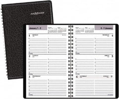 DayMinder - 26 Sheet, 4-7/8 x 8", Weekly Planner - Black - Caliber Tooling