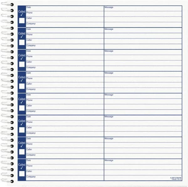 TOPS - 800 Sheet, 15-1/2 x 22-3/4", Log Book - White - Caliber Tooling