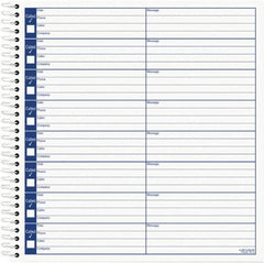 TOPS - 800 Sheet, 15-1/2 x 22-3/4", Log Book - White - Caliber Tooling