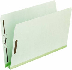 Pendaflex - 8-1/2 x 11", Letter Size, Green, Classification Folders with Top Tab Fastener - 25 Point Stock, Straight Tab Cut Location - Caliber Tooling