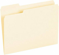 UNIVERSAL - 8-1/2 x 11", Letter Size, Manila, File Folders with Top Tab - Assorted Tab Cut Location - Caliber Tooling