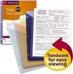 SMEAD - 8-1/2 x 11", Letter Size, Assorted Colors, Classification Folders with End Tab Fastener - Caliber Tooling