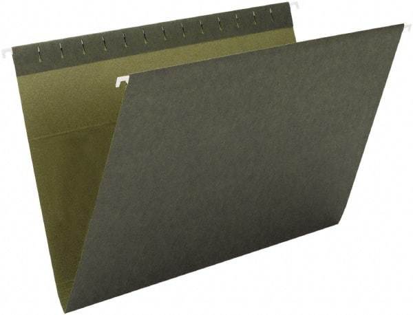 SMEAD - 8-1/2 x 11", Letter Size, Standard Green, Hanging File Folder - 11 Point Stock - Caliber Tooling