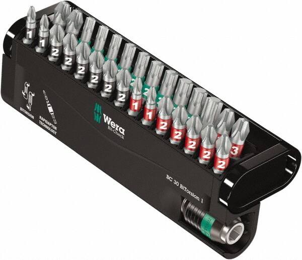 Wera - Posidriv Bit Set - 1/4" Drive - Caliber Tooling