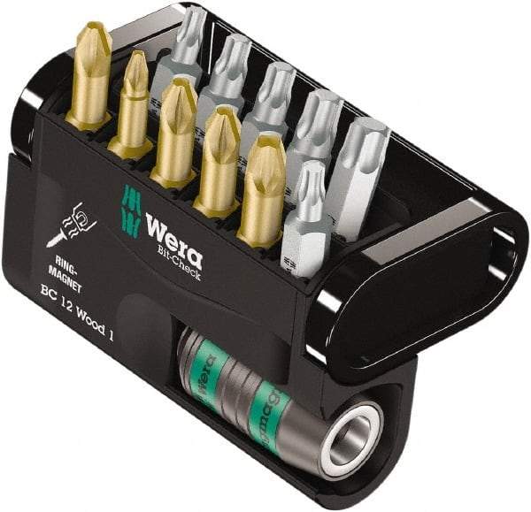 Wera - Posidriv Bit Set - 1/4" Drive - Caliber Tooling