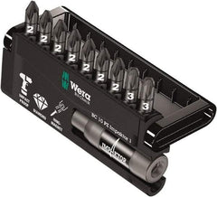 Wera - Posidriv Bit Set - 1/4" Drive - Caliber Tooling