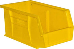 Durham - 11-3/8" Deep, Yellow Plastic Hang and Stack Bins - 5" High x 5-1/2" Wide x 11-3/8" Long - Caliber Tooling