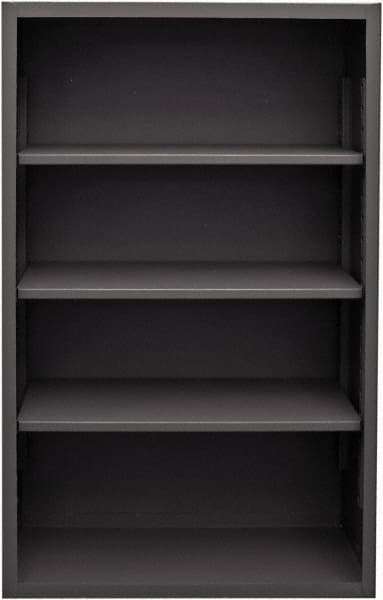 Durham - 3 Shelves, 5,700 Lb Capacity, Closed Shelving System - 36" Wide x 24" Deep x 60" High, Gray - Caliber Tooling