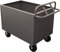 Durham - 2,000 Lb Load Capacity, Steel Box Truck - 48" Wide x 30" Long x 29-1/2" High, Gray - Caliber Tooling