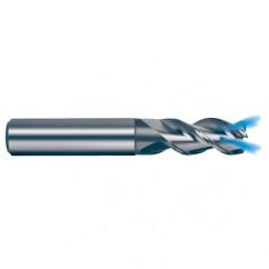 20mm Dia. - 104mm OAL - 45° Helix Bright Carbide End Mill - 3 FL - Caliber Tooling