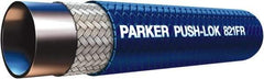 Parker - 1/4" ID x 1/2" OD CTL Push-on Air Hose - 350 Working psi, -40 to 212°F, Blue - Caliber Tooling