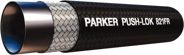 Parker - 1/4" ID x 1/2" OD CTL Push-on Air Hose - 350 Working psi, -40 to 212°F, Black - Caliber Tooling