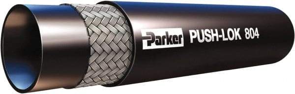 Parker - 3/8" ID x 0.78" OD CTL Push-on Air Hose - 150 Working psi, -40 to 158°F, Black - Caliber Tooling