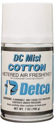 Detco - 7 oz Air Freshener Dispenser Refill - Cotton, Compatible with EQD004 - Caliber Tooling