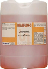 Detco - 5 Gal Liquid Drain Cleaner - Citrus Scent, Drum - Caliber Tooling