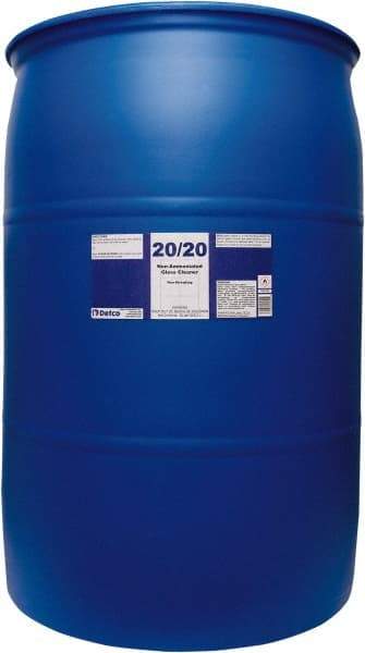 Detco - 55 Gal Drum Mint Glass Cleaner - Use on Glass - Caliber Tooling